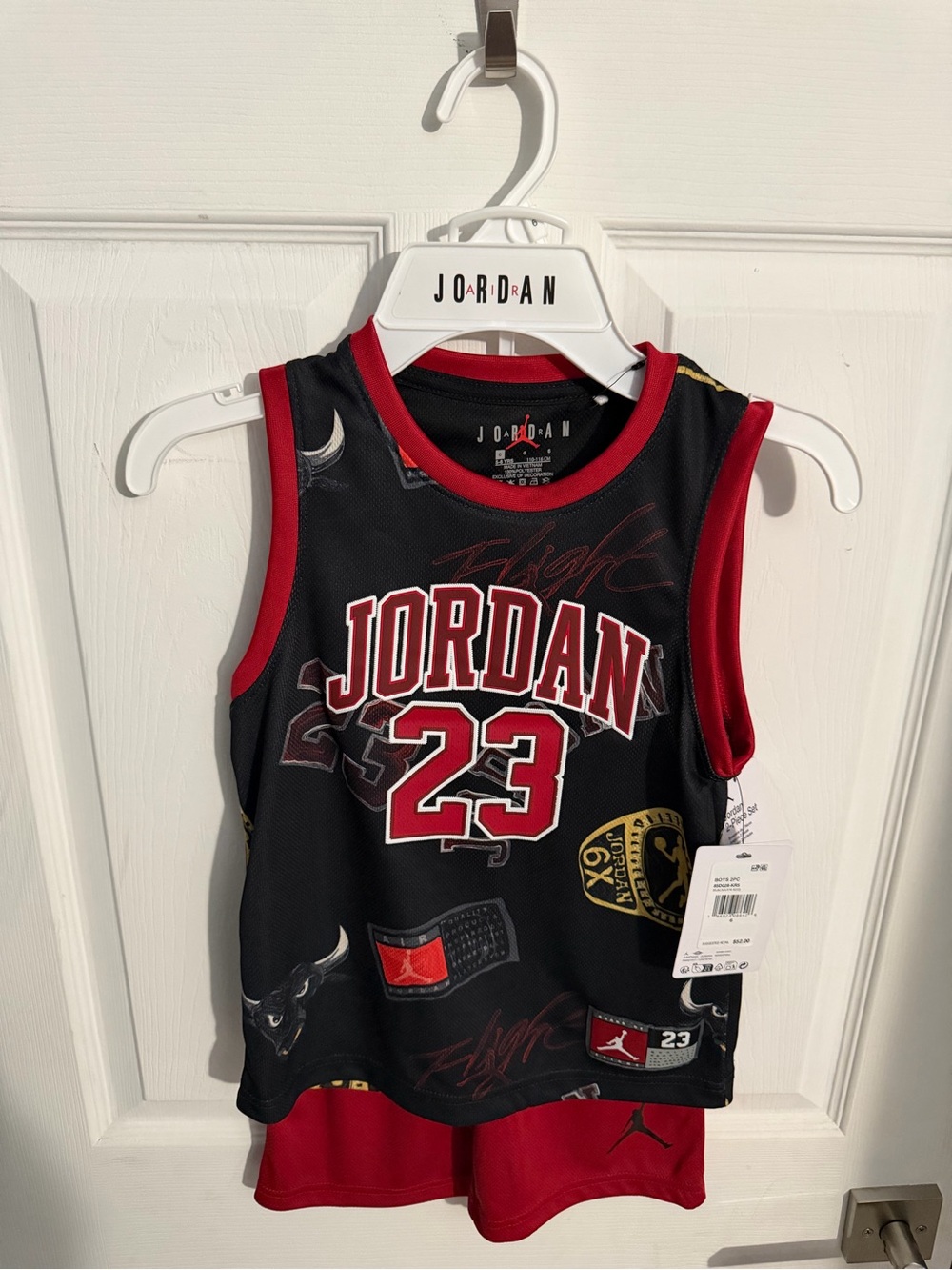 Jordan Kids 2-Piece Jersey and Shorts NWT Size 6